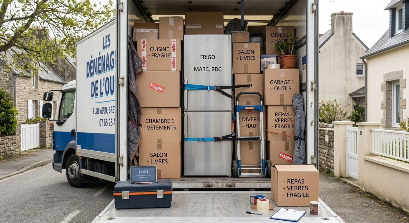 Tony Déménagement — Camion de déménagement à Ploemeur